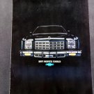 Vtg 1977 Chevrolet Monte Carlo Auto Dealer Showroom Advertising Brochure Bklt EX