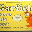 GARFIELD Loses His Feet by Jim Davis 9th BOOK 1984 Ballantine