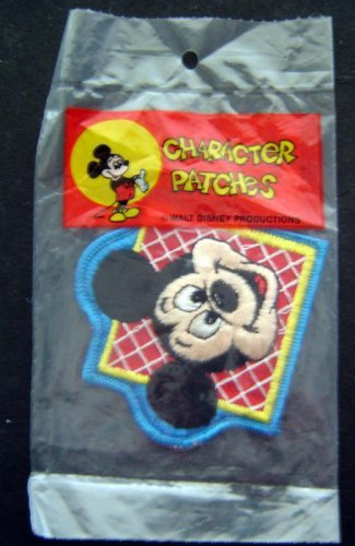 MICKEY MOUSE Character PATCH Walt DISNEY Productions MIP 3" x 3"
