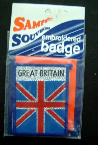 GREAT BRITAIN Souvenir Embroidered Badge PATCH MIP 2 1/4" x 2 3/4"