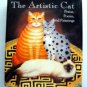 The ARTISTIC CAT Mini BOOK 1991 Hardcover Dust Jacket 2 3/4" x 3 1/4"