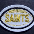 New Orleans Saints Football Cloth 2 3/4" Patch Yellow Lettering