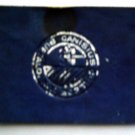 Vintage CANISIUS College Buffalo NY Leather PATCH 2 1/2' x 2"