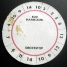 Cadaco All-Star Baseball Game Disk Bud HARRELSON Shortstop VG