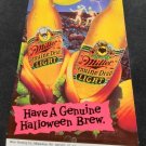 VINTAGE 1993 MILLER BREWING CO. HALLOWEEN TABLE TENT STANDUP ADVERTISING MINT