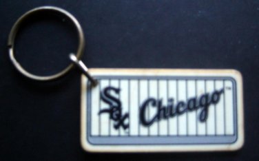 Chicago White Sox Plastic Key Chain Tag Express MLB 1993 2 1/4" VG