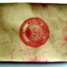 Vintage White WESTERN RESERVE UNIVERSITY Leather PATCH 2 1/2' x 2"