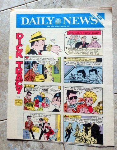Daily News Complete Comic Section May 25 1980 Spider-man & Dick Tracy Peanuts NM