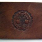 Vintage BROWN UNIVERSITY Universitatis Brunensis Sigillium Leather PATCH 2"