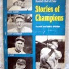 Stories of Champions Baseball Hall of Fame Book 1966 Scholastic