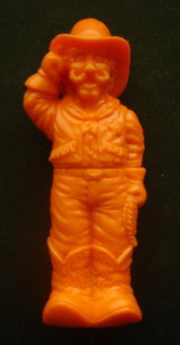 1994 Plastic Orange COWBOY Write and Sniff MARKER Wendy's Kids Meal Toy
