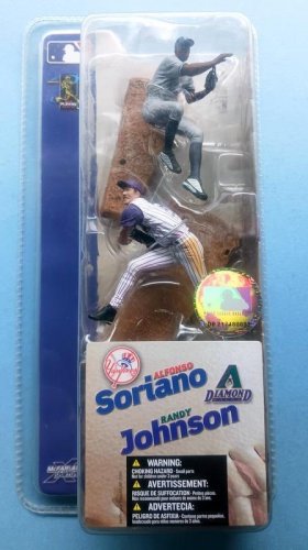 2004 Alfonso SORIANO and  Randy JOHNSON McFarlane 3" Figures MLB Baseball MIP