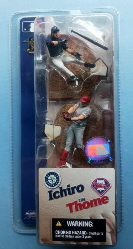 2004 ICHIRO 2 and THOME McFarlane 3" Figures MLB Baseball MIP
