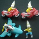 1988 McDonalds Happy Meal MOON MAN Figures Vehicles Airplane Motorcycles (4)