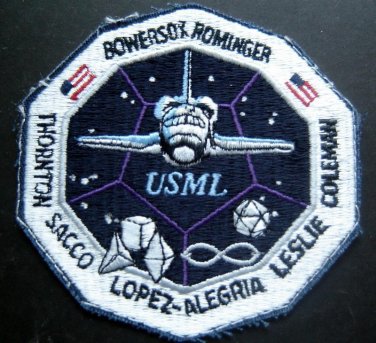 NASA USML STS-73 1995 Embroidered SPACE PATCH 4"