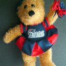 New England PATRIOTS Football Plush CHEARLEADER Bear