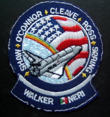 NASA STS-61B SHUTTLE Atlantis Embroidered SPACE PATCH 3" Walker Neri