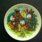 DISNEY'S Alphabet Collection PLATE 3 1/4" Diameter "N" NEPHEWS DUCKS Japan