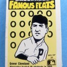 1986 FLEER Baseball's Famous Feats Cards and Team Logo Stickers SET 1-22 NM