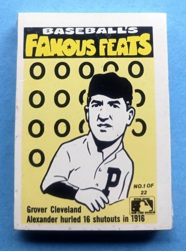 1986 FLEER Baseball's Famous Feats Cards and Team Logo Stickers SET 1-22 NM