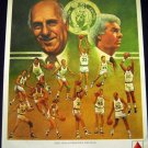 1988-1989 CITGO Gas Basketball Advertising POSTER BOSTON CELTICS 10" x 12"
