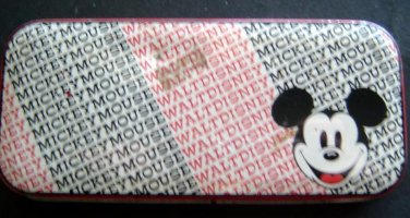 MICKEY MOUSE Watch Tin Only EMPTY The Disney Store