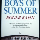 The BOYS of SUMMER Baseball BOOK by Roger Kahn 1950's Brooklyn DODGERS 1987 SC