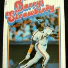 Darryl STRAWBERRY NY METS Baseball BOOK by Saxon 1985 1st Print Paperback