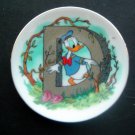 DISNEY'S Alphabet Collection PLATE 3 1/4" Diameter "D" DONALD DUCK Made in Japan