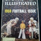SPORTS ILLUSTRATED Magazine September 21 1959 FOOTBALL Issue Cover