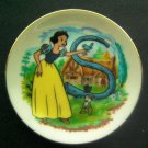 DISNEY'S Alphabet Collection PLATE 3 1/4" Diameter "S" SNOW WHITE Made in Japan