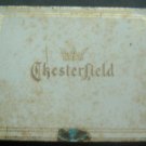 CHESTERFIELD Flat Fifty Cigarette TOBACCO Advertising TIN Tax Stamp