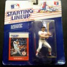 1988 Wade BOGGS Kenner Starting Lineup SLU Collector Figure and Card  MIP