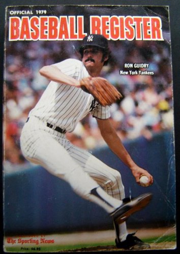 1979 Edition Baseball REGISTER The Sporting News GUIDRY / BLUE Covers