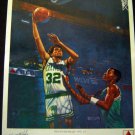 1988-1989 CITGO Gas Basketball Advertising POSTER KEVIN MCHALE CELTICS 10" x 12"