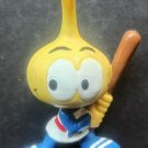 1983 Yellow SNORK with Baseball Bat Wallace Berrie Schleich Hong Kong 3" PVC