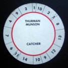 Cadaco All-Star Baseball Game Disk Disc Thurman MUNSON Catcher
