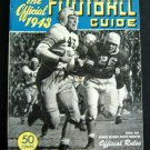 1943 Official Collegiate FOOTBALL Record Book NCAA Official RULES