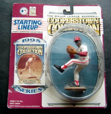Bob Gibson 1995 Cooperstown Kenner Starting Lineup SLU Figure MLB MIP