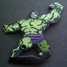 THE INCREDIBLE HULK Green PATCH Die Cut Figure 3" by 3 1/4" Iron or Sew On