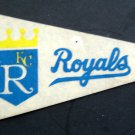 Baseball Mini PENNANT 1970s Trench 6 3/4"  x 1" Streamers KANSAS CITY ROYALS