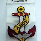 ANCHOR " AHOY "  PATCH  2" X 3 1/4"