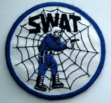SWAT Blue and White PATCH 3" Round