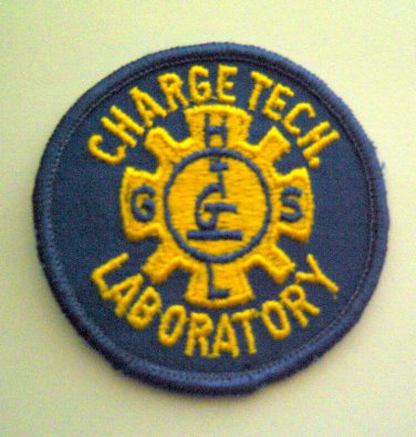 CHARGE TECH. Laboratory HGSL PATCH 2 1/2" Round Blue and Yellow