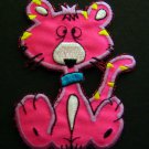 Silly Cute Pink CAT PATCH 2 1/2" by 3"