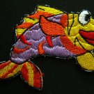 Colorful FISH PATCH 2 1/2" x 1 1/2" Whimsical