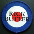 RICK BUTLER Red White and Blue Target Music Rock Group PATCH 3" Round