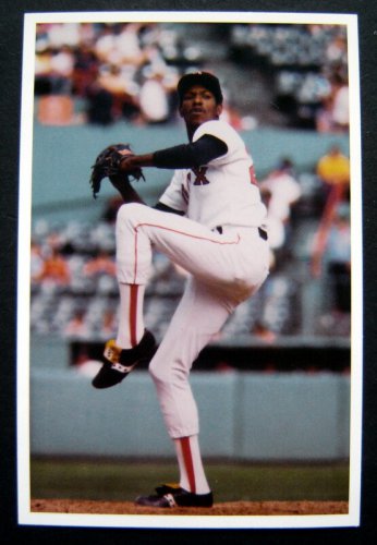 Boston RED SOX Baseball POSTCARD Dennis BOYD #23 1987 Mini Pics Sports Action