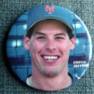 Gregg JEFFERIES New York METS Baseball PIN 3" Round