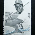 1969 Topps DECKLE EDGE Baseball Card Curt FLOOD St. Louis Cardinals # 28 of 33